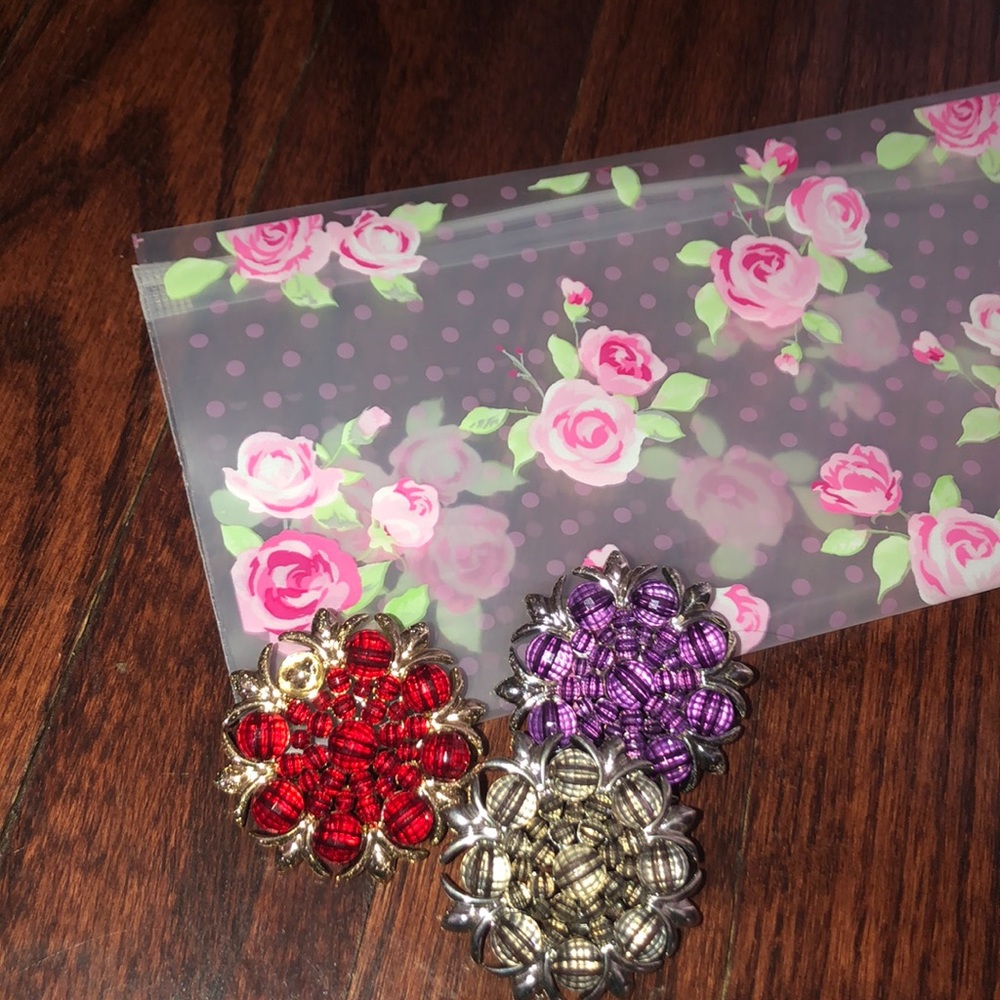 3-multicolor brooches set!❤️